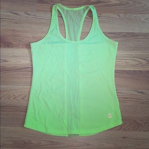 Neon Yellow Balance Collection Workout Tank